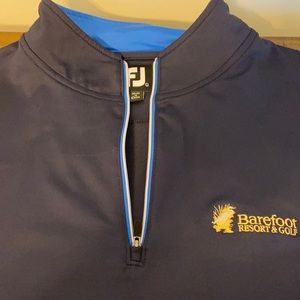 FootJoy navy quarter zip pullover golf Large NWOT